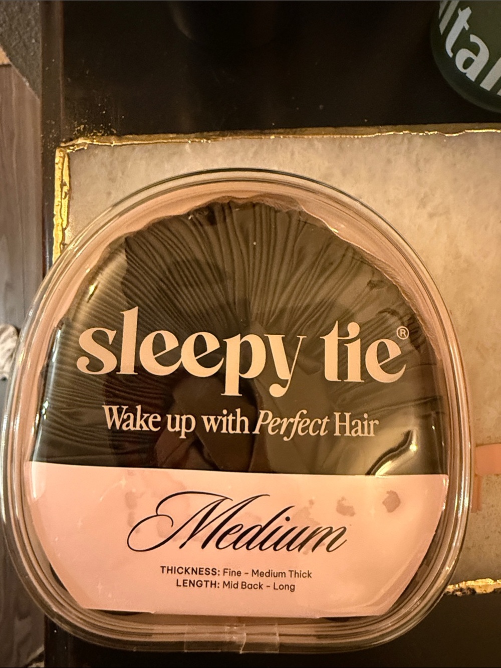 Sleepy Tie Medium Espresso Satin
